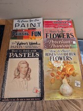 Lot Of 8 Walter Foster Art Instruction Books Vtg Dogs Seascapes Animals Birds