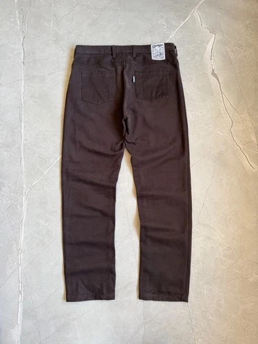 HEBTROCO Organic Cotton Brown Jeans Size XL Men - product listing photo