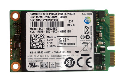 Samsung mSATA SSD mit SATA-Adapter - 256 GB SSD - Windows 11 Pro  25H2
