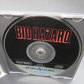 BioHazard Sega Saturn with Spine Card and Manual Japanese Version
