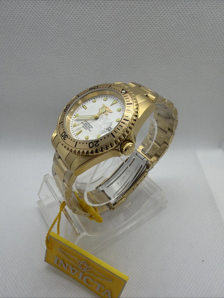 Invicta Pro Diver Men's Watch - 37.5mm, Gold (89380B) New - Image 4 of 4