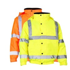 Image of Warrior Hi Vis Bomber Jacket - Fleece Lined