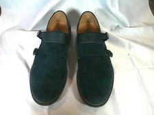 Mens Vintage Foundry Co Leather & Suede Double Monk Strap Shoes - Size 9.5