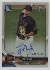 Jake Wong Bowman 2018 Refractor /486 Auto