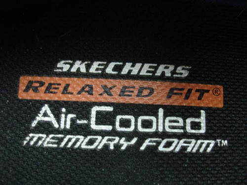 Mens 12 M Skechers Segment 2.0 Low Black 204516 Leather Shoes Oxford Memory Foam - Picture 16 of 16