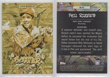 2017 Topps Fire Monikers Gold Minted Phil Rizzuto #M-30 HOF