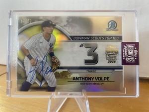 1枚限定！Anthony Volpe Auto 2022 Leaf l 2022 LEAF METAL ANTHONY VOLPE 1/1 TOP 100 PINK AUTO YANKEES