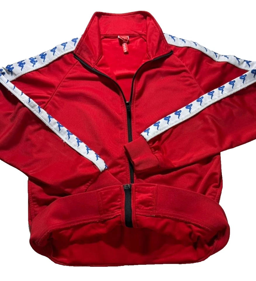 Kappa Authentic sportswear Jacket | Red/White/Blue | SIZE M - Image 3 of 4