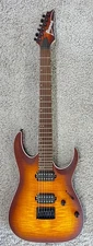 Ibanez RGA Series RGA42FM DEF Dragon Eye Burst Flat Electric Guitar - B-Stock