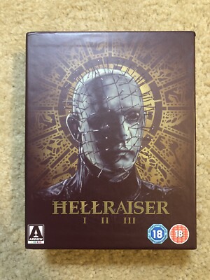 Hellraiser Trilogy Box Set Bluray **REGION B** Arrow Video