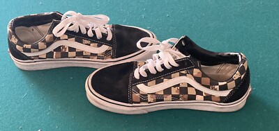 Vans Old Skool Shoes Size Men Women Black w/ Brown