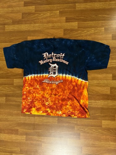 Vintage Harley Davidson Tee Shirt Men Size 2X Detroit Michigan - Picture 3 of 3