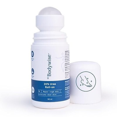 Be Bodywise 20% Urea Foot Cream Roll On For Dry & Cracked Heels Vitamin E 50 ml