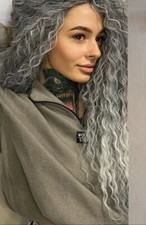 Ariel Afro TGrey Hair extensions