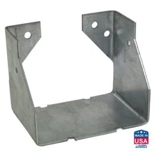 Joist Hanger 4x4 Concealed Flange Galvanized Steel Heavy Duty Face Mount