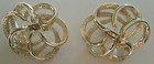 Vintage Sarah Coventry Silver Tone "Tailored Swirl" Brooch & Clip On Earring Set — photo 8