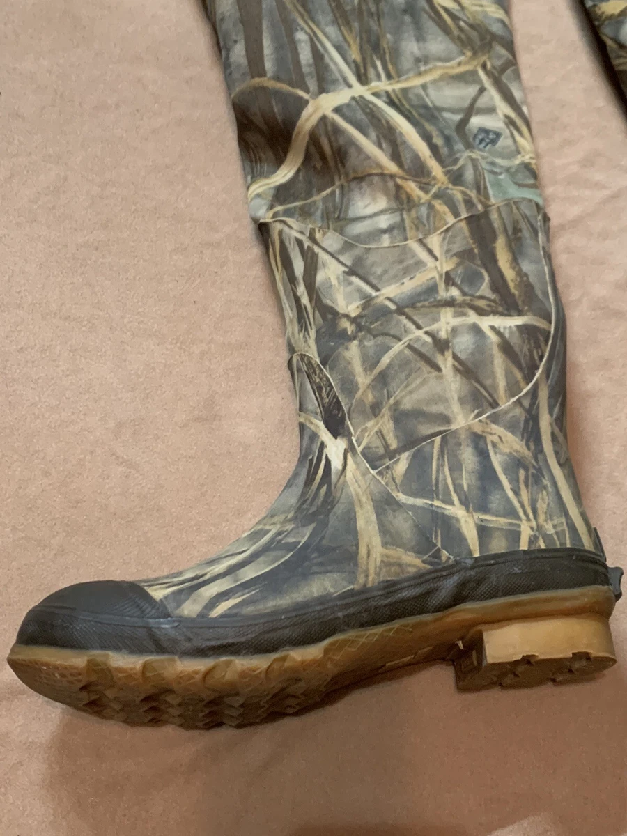 Bone Dry Hunting Fishing Hip Waders Camouflage Redhead steel shank insulated 13