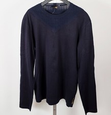 FENDI Suéter Camiseta Azul Marino 50 US 40 Hombre Colección 2010