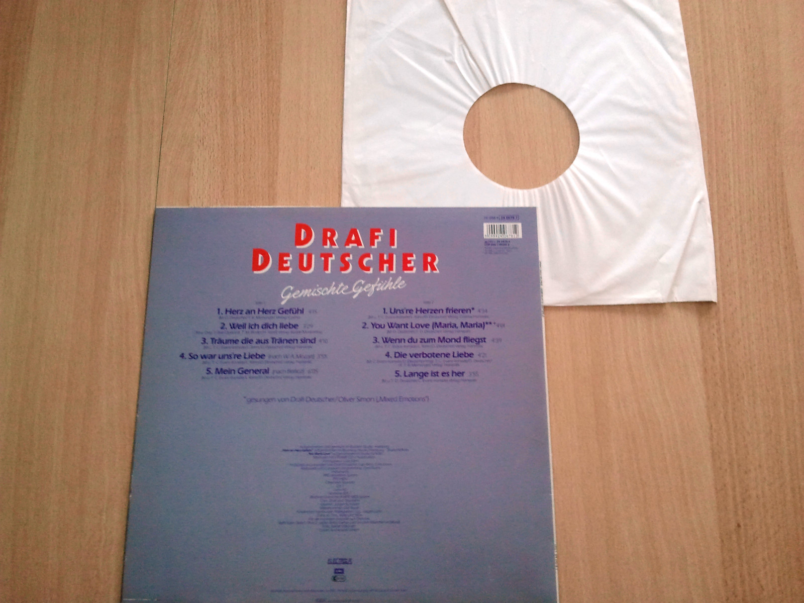 Drafi Deutscher Gemischte Gefühle (mit Mixed Emotions) LP, Vinyl VG+ ...