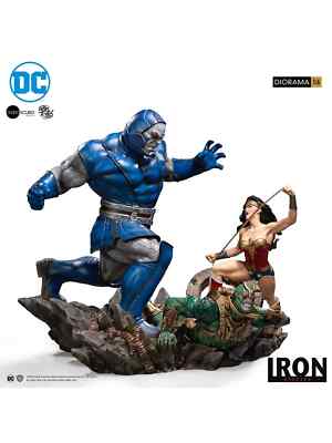 Iron Studios Wonder Woman Vs Darkseid Statue DC Studios Justice League 1/6 Scale
