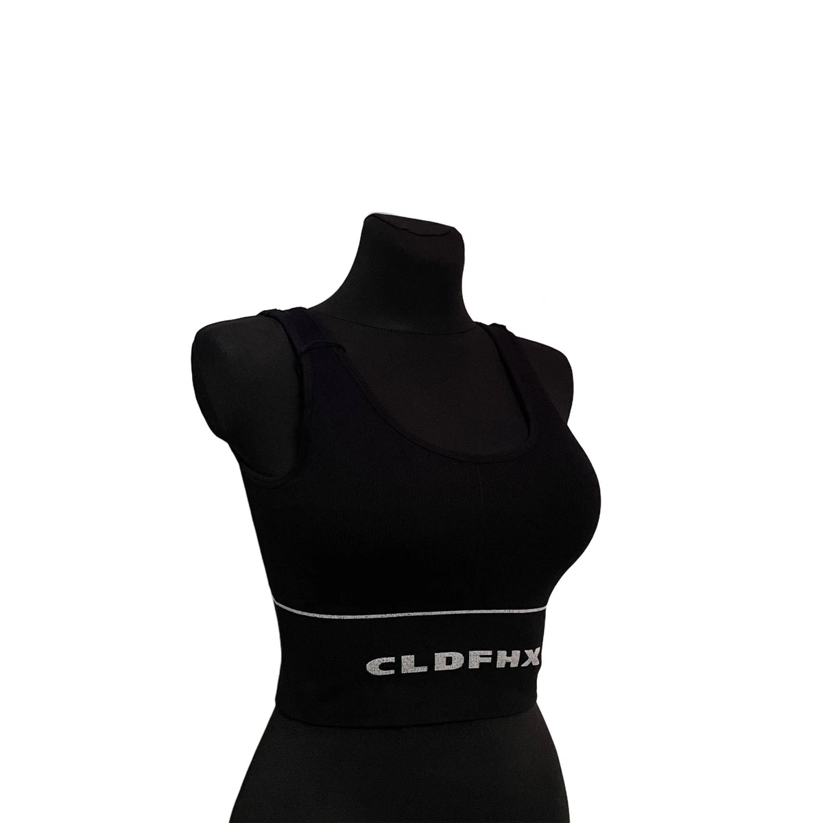 Brassière De Sport Fighting Angels Taille M Noir - Soutien-gorge Sportif Sans Armature, Léger, Pour Cross-training