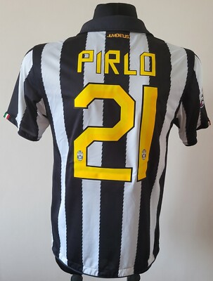 Juventus 2010 - 2011 Home football Nike shirt #21 Pirlo size
