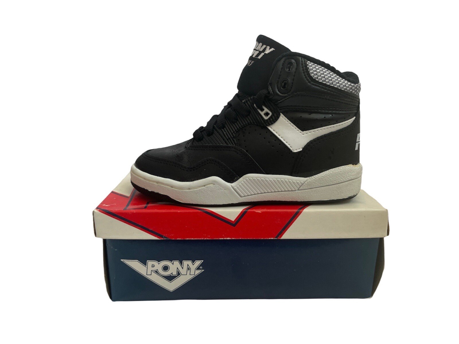 scarpe da basket vintage anni 90 pony m 41 jr hi top bambino taglia 13 5