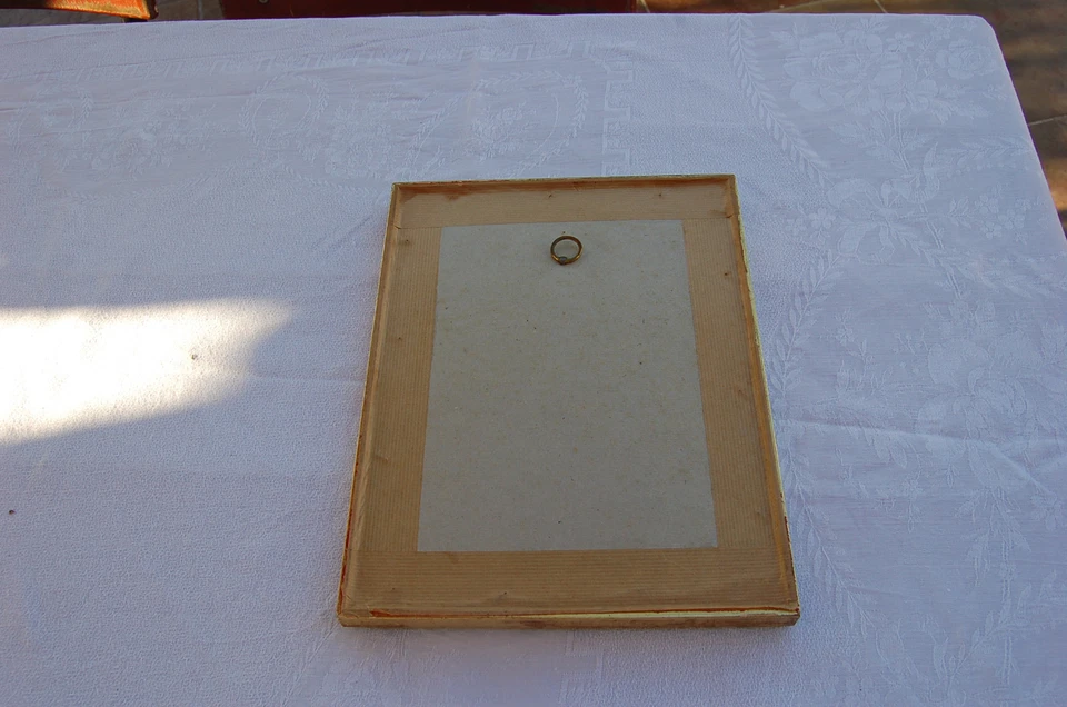 TABLEAU SOIE TISSEE COULEURS LE TISSERAND - BOUQUET DE FLEURS  - Photo 4/4