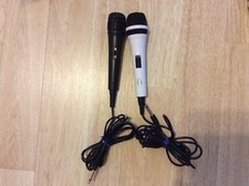 Lot of 2 Microphone Black, White