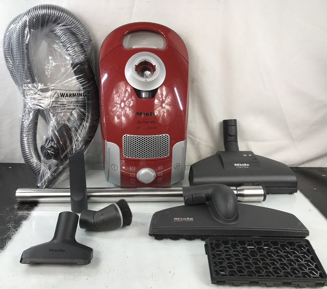 Miele S4210 Cannister HEPA Vacuum Cleaner Red With STB 201 Turbo Plus