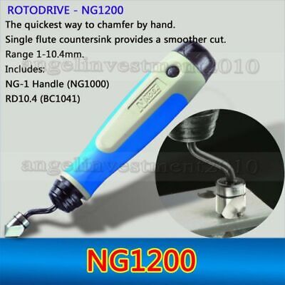 1 piece NOGA type ROTODRIVE NG1200 Useful for chamfering holes Deburring tool