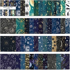 Japanese Washi Origami Paper Kit - 50 Double-Sided Sheets, 6" Square, 50 Colors