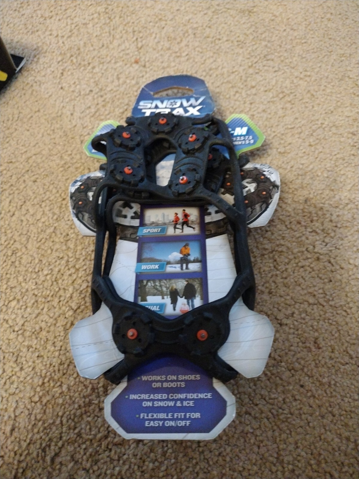 Snow Trax Snowtrax by Yaktrax Traction gear for Shoes and Boots, SM eBay