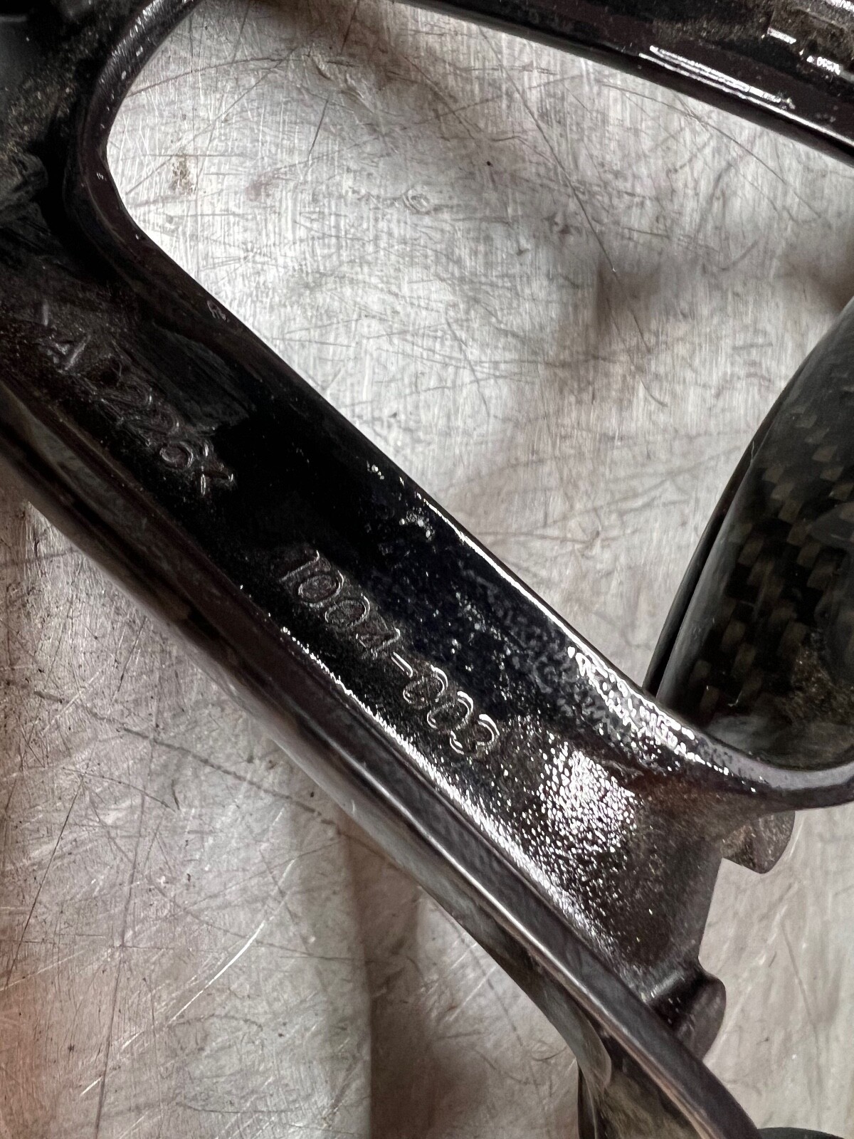 MCLAREN 650S MP4-12C CARBON FIBER STEERING WHEEL TRIM OEM 11N2228CP
