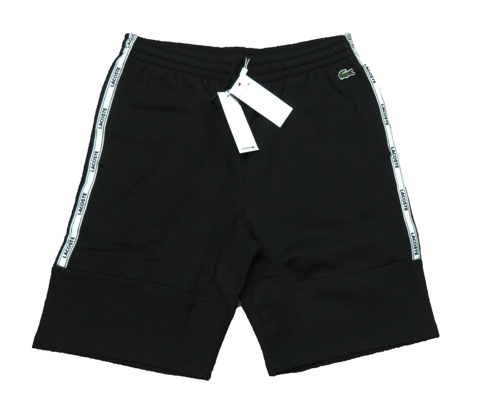 Lacoste Men's Black Cotton Blend Logo Tape Fleece Jog Shorts
Opens in a new window or tab