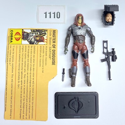 Gi Joe 25th Anniversary Zartan v13 Complete Hasbro 2007