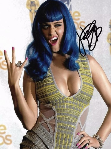 KATY PERRY - SCHWÜLE SEXY WILDE SÄNGERIN - HANDSIGNIERTES SIGNED PHOTO 8,5 X 11 RP