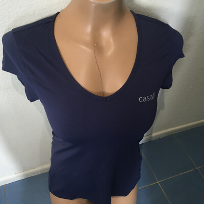 Casall Navy Tshirt - 30 Years Anniversary IDEA Health Fitness Graphics  Womens 4