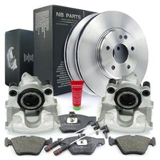 Bremssättel Bremsscheiben 300mm Bremsbeläge Sensoren vorne für Mercedes-Benz