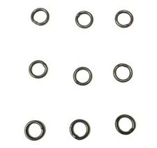 Heli Safe rig ring Large 6mm Carp lead making matt black finish 25 to 1000