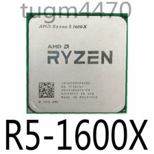 AMD Ryzen 5 1600X R5-1600X 3.6GHz 6Core 12Thr 95W Socket AM4 CPU Processors