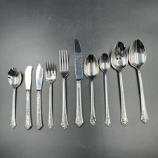 Oneida Cube DAMASK ROSE Stainless Flatware Silverware USA Your Choice You CHOOSE