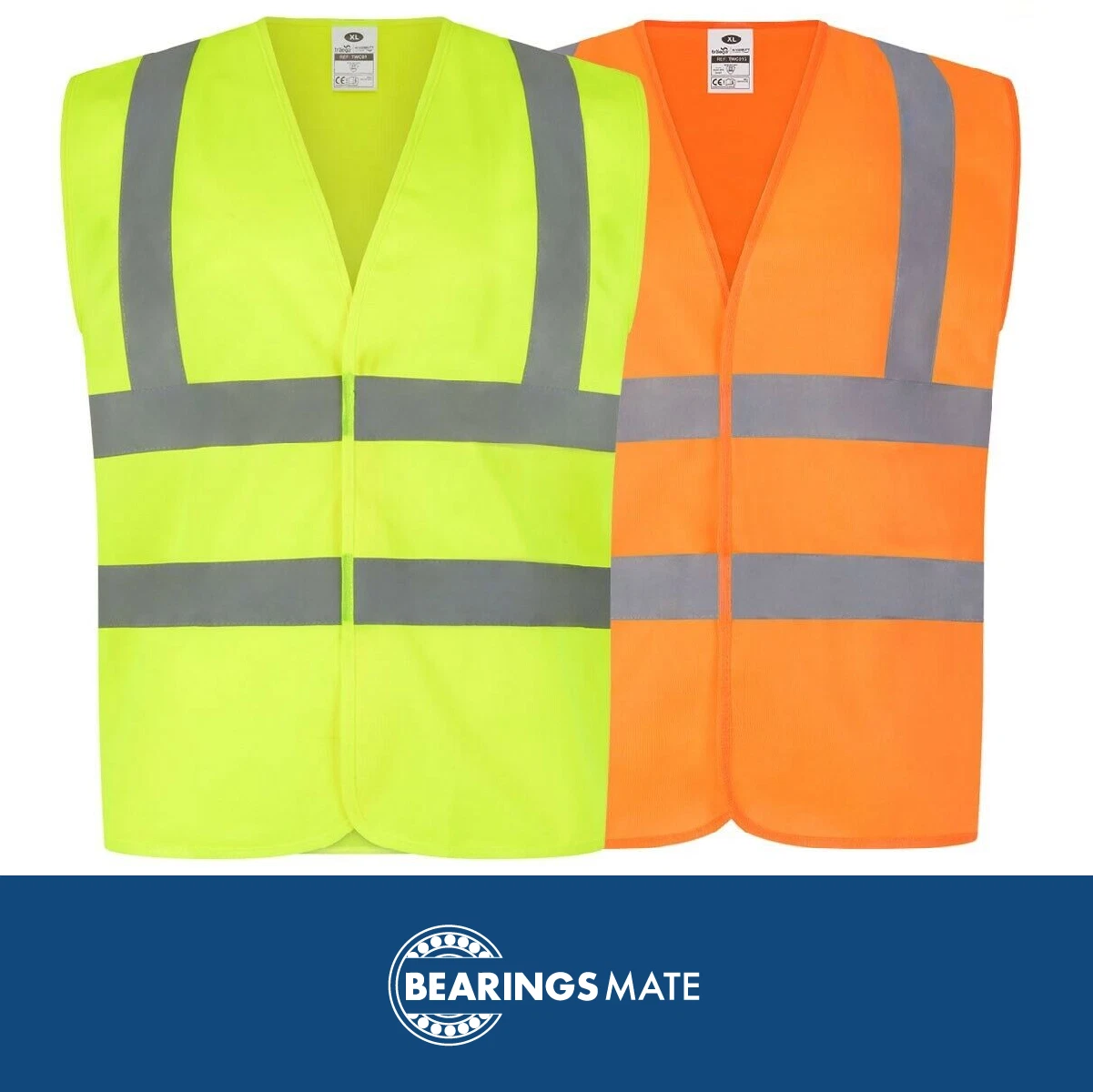 Gilet jaune Hi Vis High Viz gilet taille sécurité EN ISO 20471 SUPREME TTF