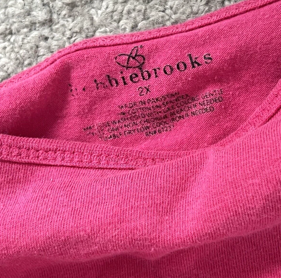 Women’s Tank Top, Hot Pink, Y2K Boho Camisole, Gyaru Summer Sleeveless, size 2X - Image 3 of 4