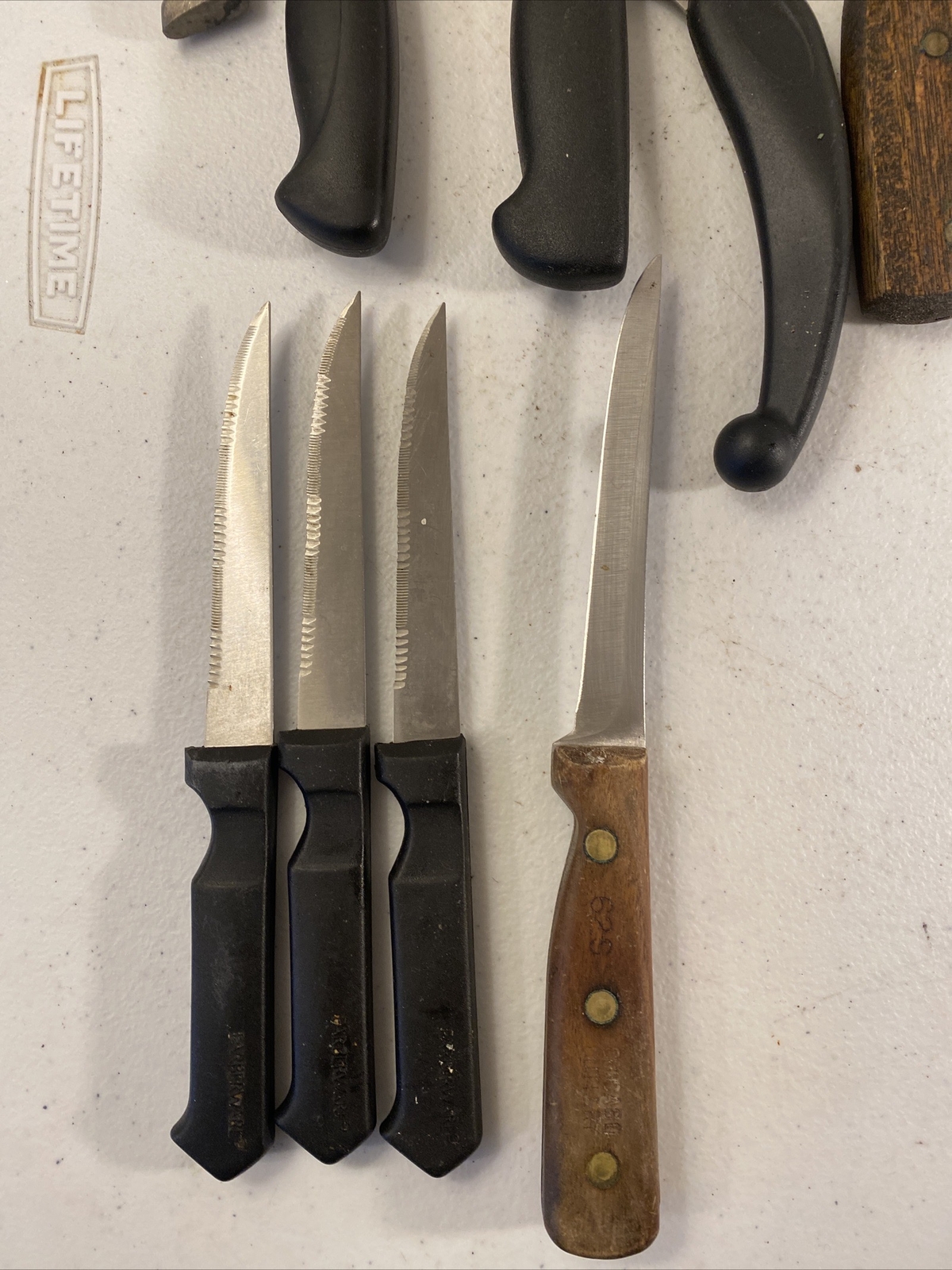 Lot of 11 Various Brands of Kitchen Knives eBay