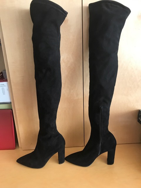 black over knee boots uk