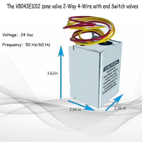 for Honeywell V8043e1012 Zone Valve, 40003916-026 24Vac 50/60Hz Replacement H... - Picture 2 of 6