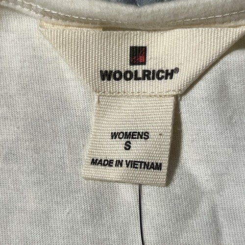 Woolrich Ecru Top Women's Sz S Long Sleeve Snowflake Pullover - Picture 4 of 7