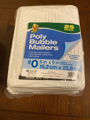 0 poly bubble mailers