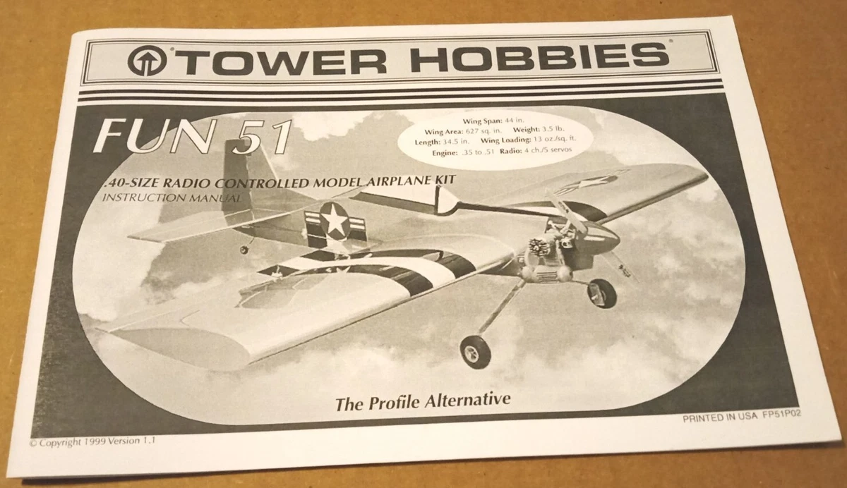 Tower hobbies hotsell airplane kits